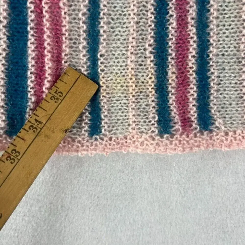 From the Knitting Needles of Jane H. Wolf Sweater Womens S-M Mohair Vintage